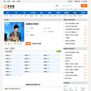 资源整合(林伟贤)--视频教程-外唐网